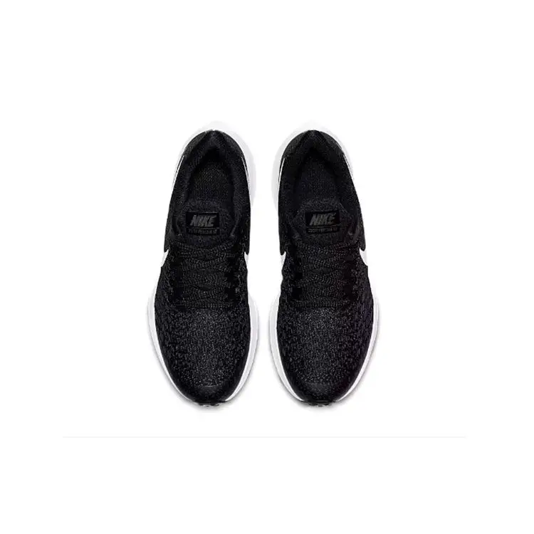 Sneakers Nike Air Zoom Pegasus 35 GS Nere Bambino Bianco Gunsmoke Grigio Petrolio AH3482-001 35.5 miniatura 5