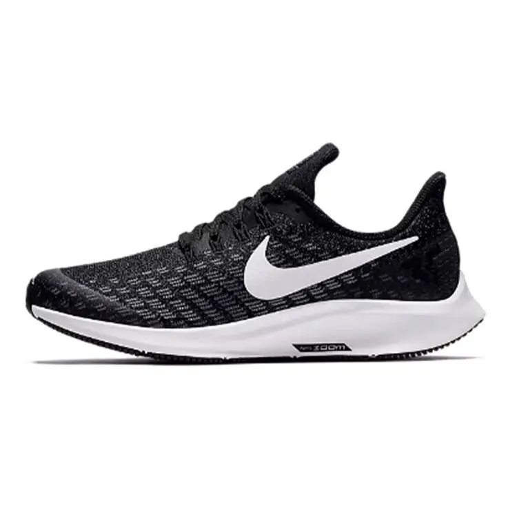 Sneakers Nike Air Zoom Pegasus 35 GS Nere Bambino Bianco Gunsmoke Grigio Petrolio AH3482-001 35.5