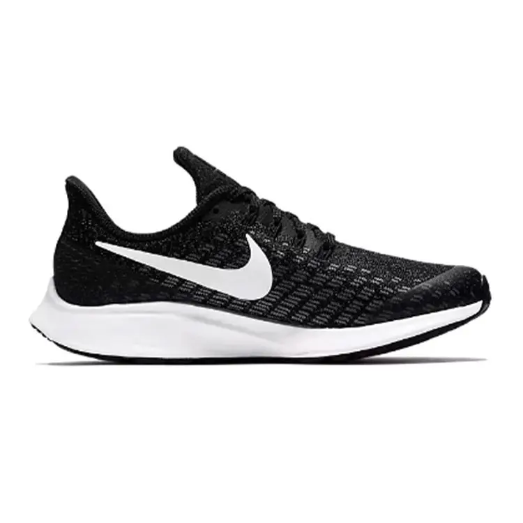 Sneakers Nike Air Zoom Pegasus 35 GS Nere Bambino Bianco Gunsmoke Grigio Petrolio AH3482-001 35 5 miniatura 4
