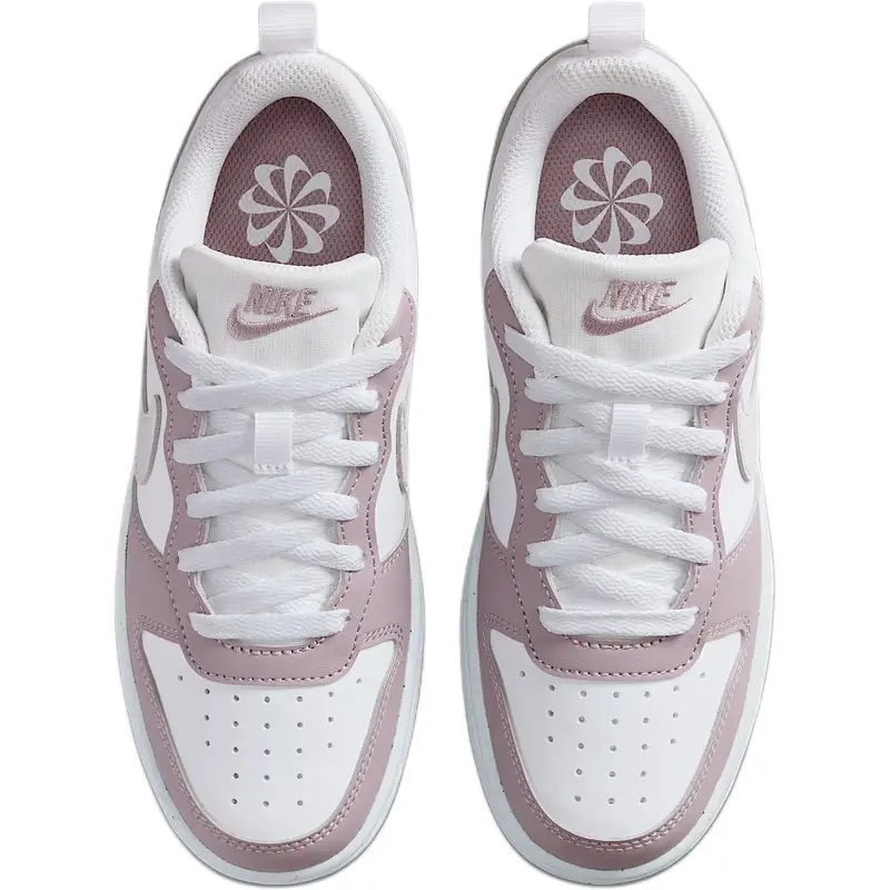 Sneakers Nike Borough Low Recraft GS Prugna Nebbia Bambini Viola Bianco Venezia DV5456-134 39 miniatura 5