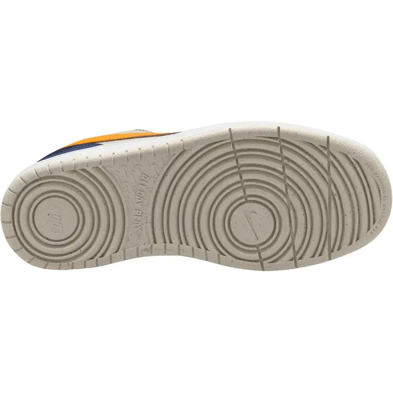 Sneakers Nike Court Borough Low Recraft GS Blu Navy Mezzanotte Buccia d Arancia Bambini Blu Light-Orewood-Brown Bianco DV5456-126 40 miniatura 4