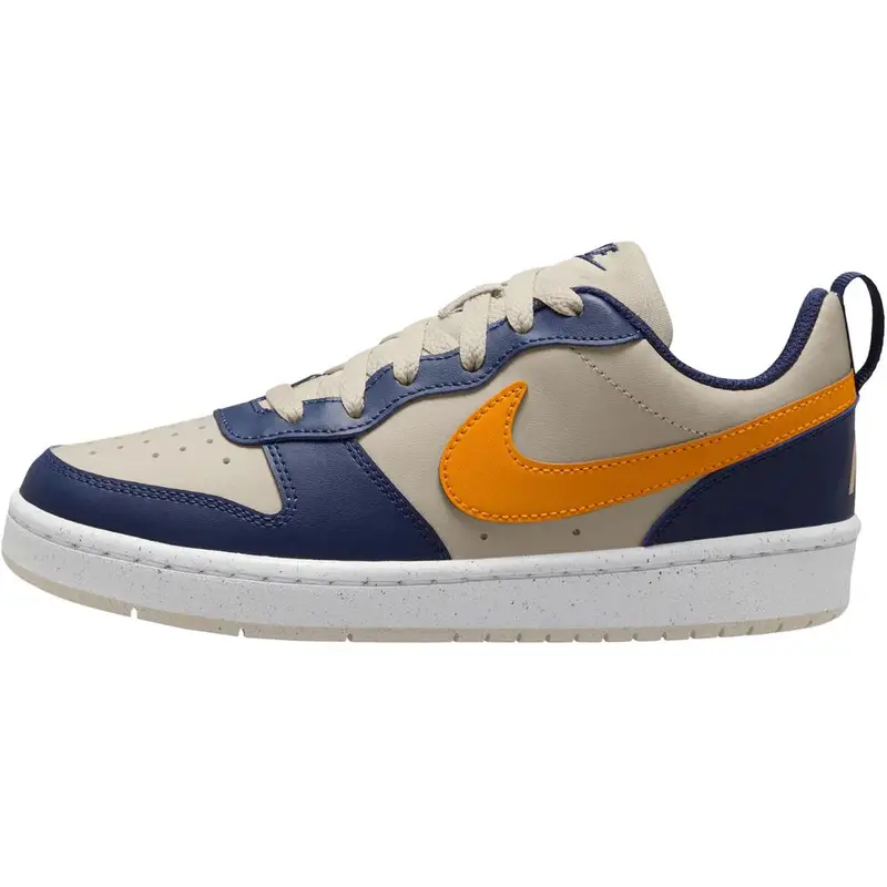 Sneakers Nike Court Borough Low Recraft GS Blu Navy Mezzanotte Buccia d Arancia Bambini Blu Light-Orewood-Brown Bianco DV5456-126 40