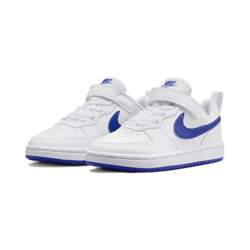 Sneakers Nike Court Borough Low Recraft PS Bianche Iper Reali Bambino DV5457-110 31 miniatura 4