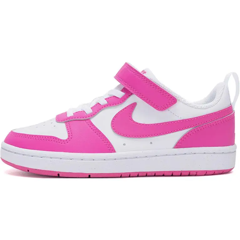 Sneakers Nike Court Borough Low Recraft PS Fucsia Laser Bambino Rosa Bianco DV5457-123 31
