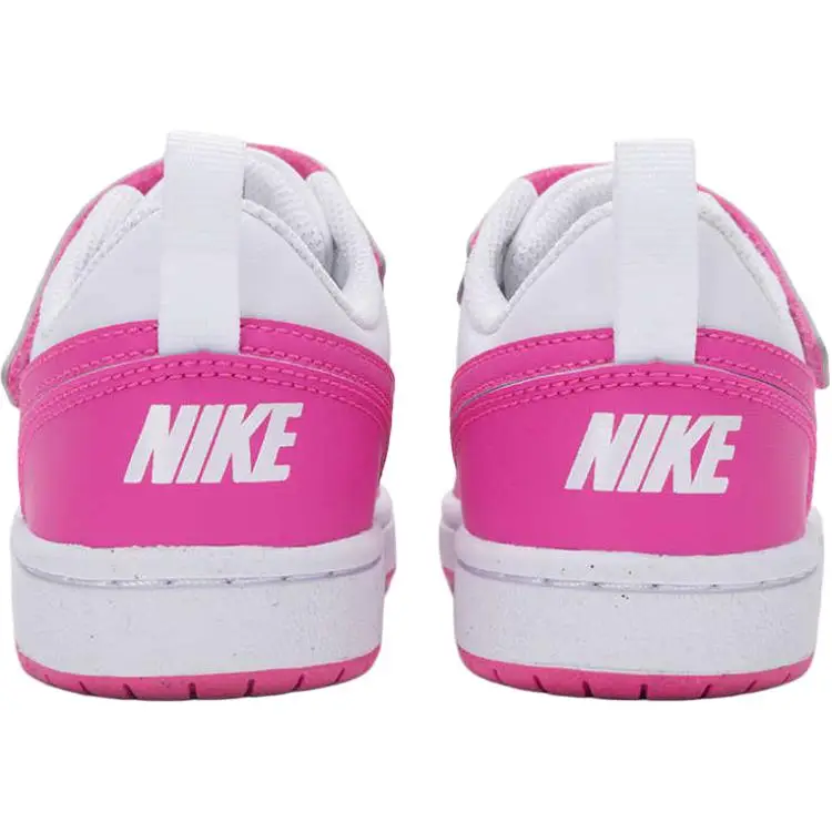 Sneakers Nike Court Borough Low Recraft PS Fucsia Laser Bambino Rosa Bianco DV5457-123 32 miniatura 4