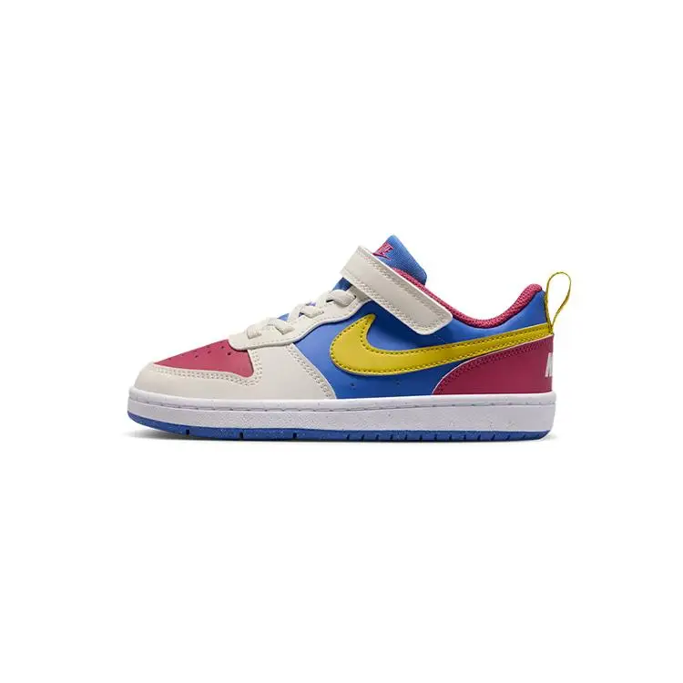Sneakers Nike Court Borough Low Recraft PS Sweet Beet Comet Blue Citron Bambino Multicolor Soft-Pearl Bright-Citron IM2182-633 29 5