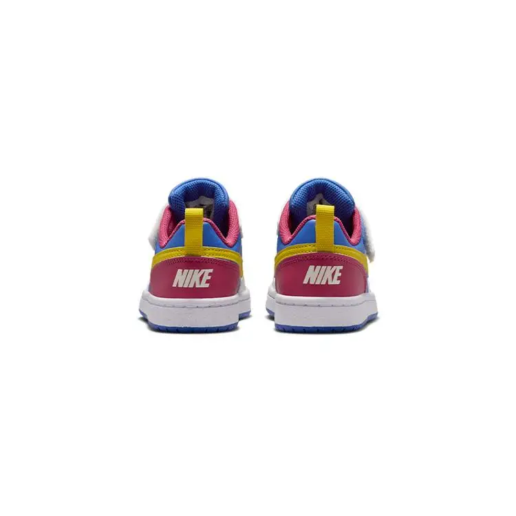 Sneakers Nike Court Borough Low Recraft PS Sweet Beet Comet Blue Citron Bambino Multicolor Soft-Pearl Bright-Citron IM2182-633 35 miniatura 2