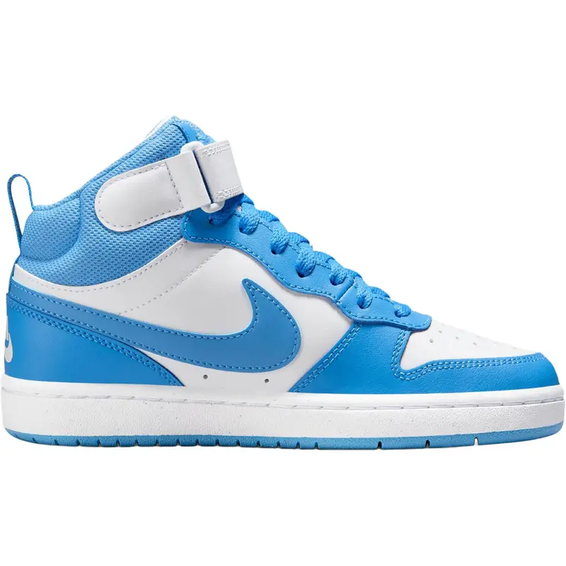 Sneakers Nike Court Borough Mid 2 GS Bianco Blu Beyond Bambini CD7782-123 36 miniatura 2