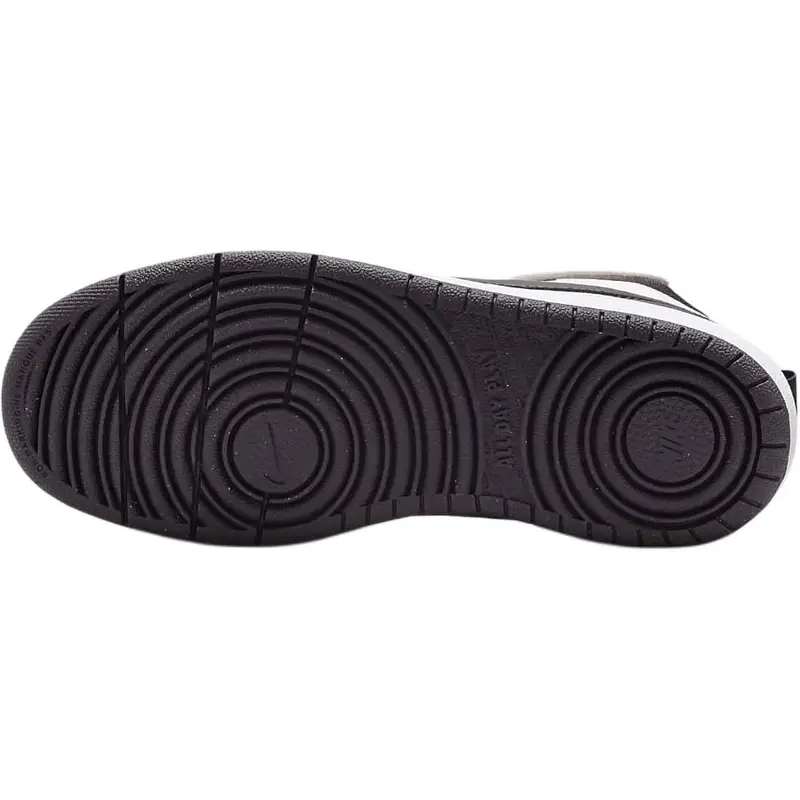 Sneakers Nike Court Borough Mid 2 GS Borgogna Bianco Bambini Rosso CD7782-126 36 miniatura 2