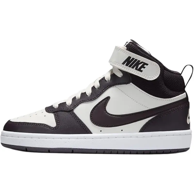 Sneakers Nike Court Borough Mid 2 GS Borgogna Bianco Bambini Rosso CD7782-126 38 5