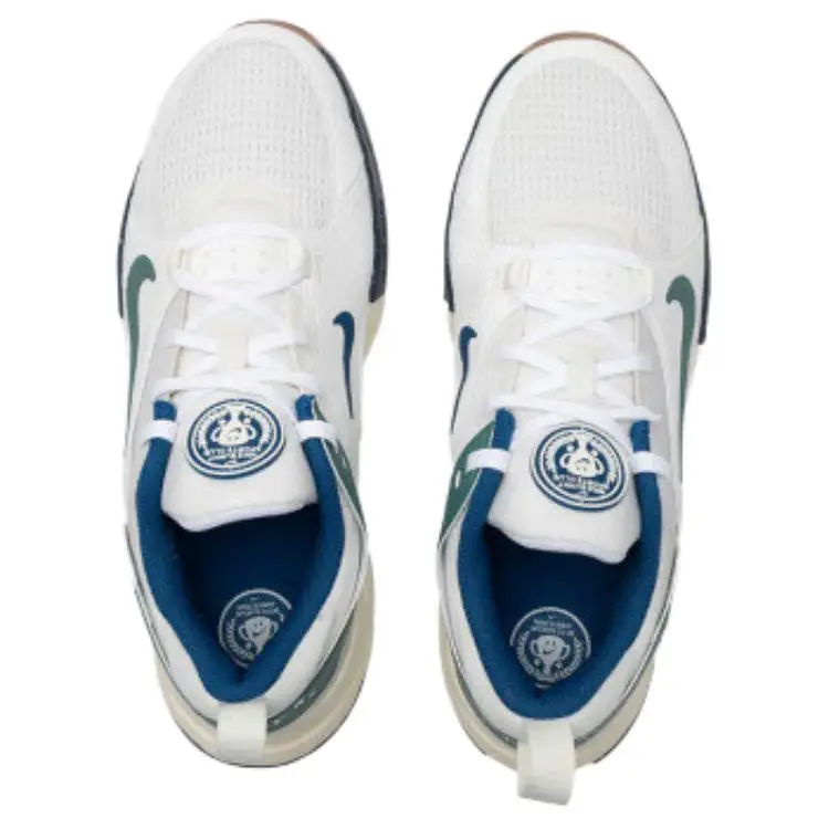 Sneakers Nike Crosscourt GS Sail Bicoastal Bambini Crema Latte di Cocco Azzurro Fulmine HM3715-131 35 5 miniatura 3