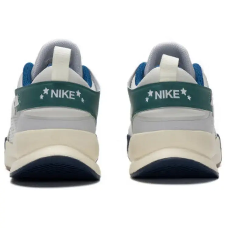 Sneakers Nike Crosscourt GS Sail Bicoastal Bambini Crema Latte di Cocco Azzurro Fulmine HM3715-131 35 5 miniatura 5