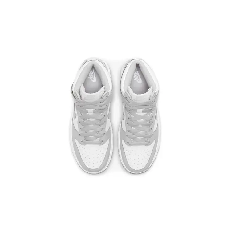 Sneakers Nike Dunk High GS Grigio Vasto Bambino Bianco DB2179-101 40 miniatura 5