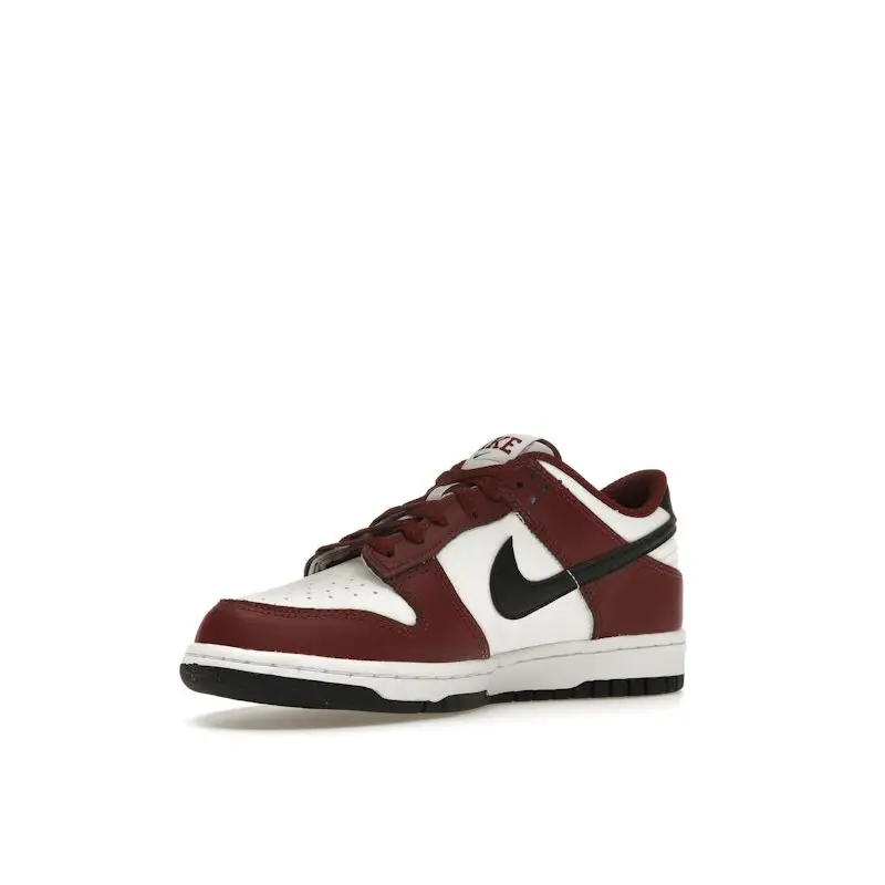 Sneakers Nike Dunk Low GS Dark Team Red per Bambini Nero Summit-White Bianco FZ4352-600 40 miniatura 5