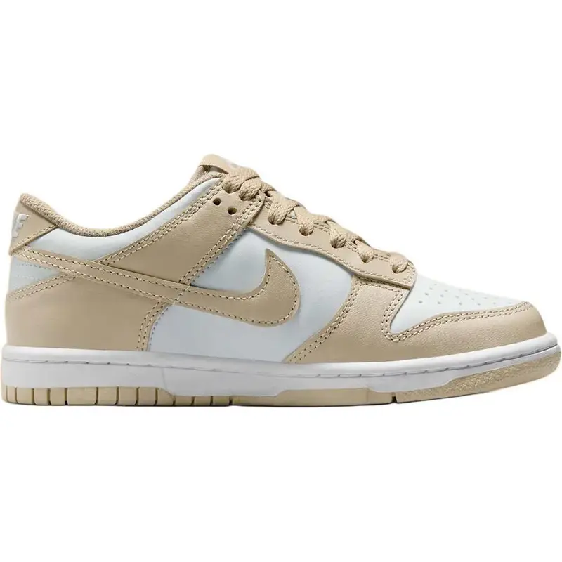 Sneakers Nike Dunk Low GS Desert Khaki Bambino Marrone Platino Puro FB9109-200 38 5 miniatura 4