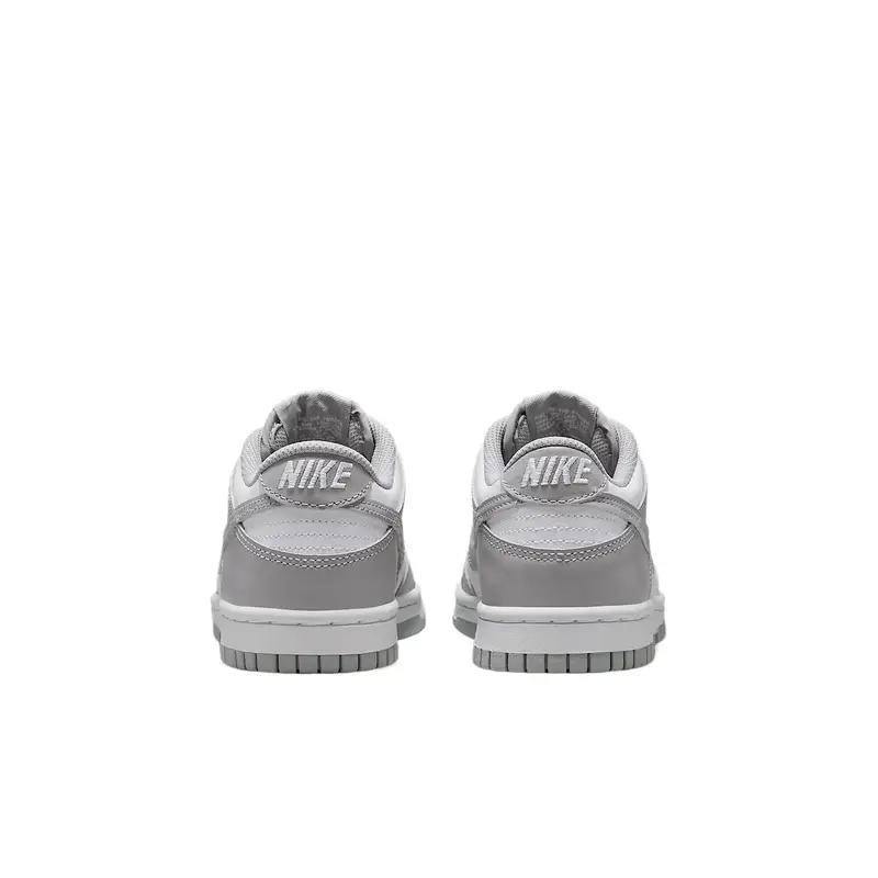 Sneakers Nike Dunk Low GS Grigio Fumo Chiaro Bambini Bianco FB9109-123 35 5 miniatura 2