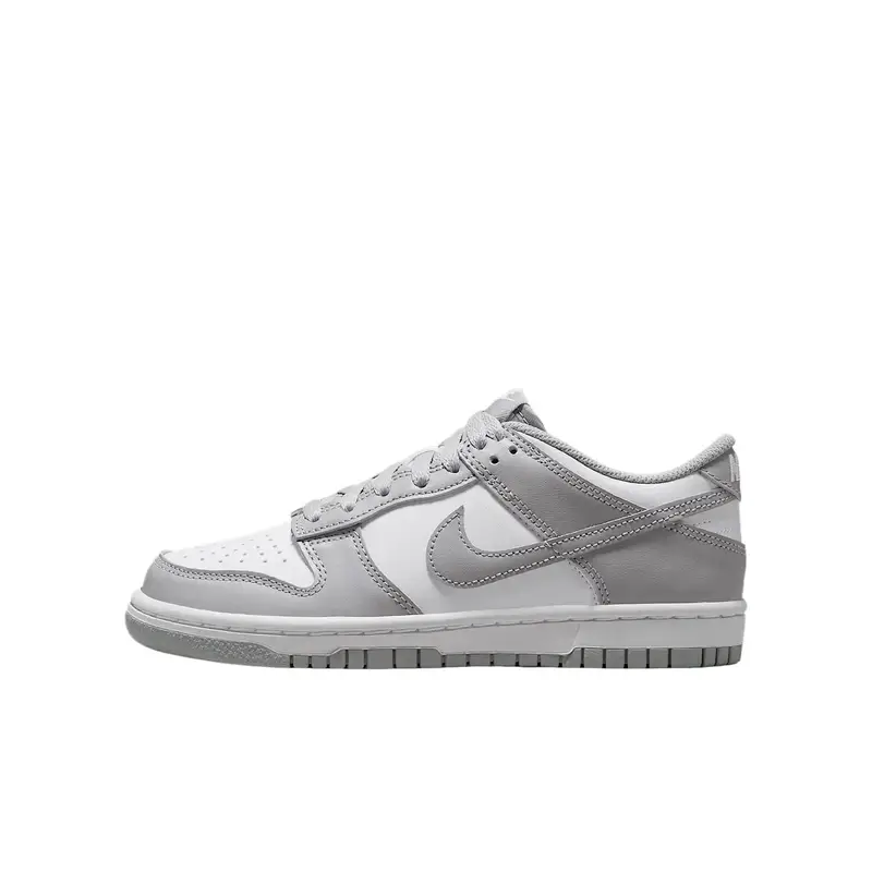 Sneakers Nike Dunk Low GS Grigio Fumo Chiaro Bambini Bianco FB9109-123 38 5
