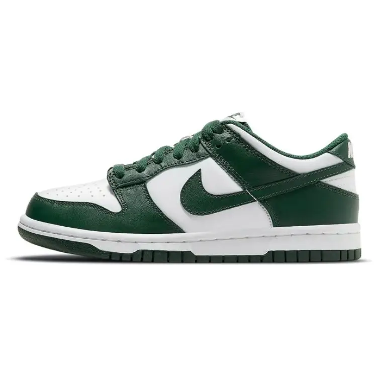 Nike Sneakers Dunk Low GS Bambini Bianco Verde Arancione