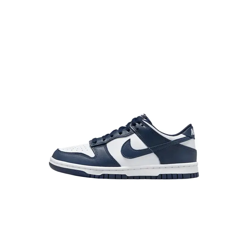 Sneakers Nike Dunk Low GS Midnight Navy per Bambini Blu Bianco FB9109-116 35 5