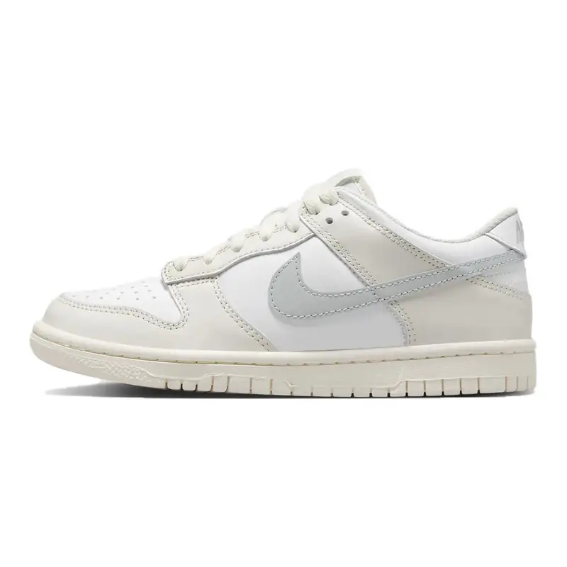 Sneakers Nike Dunk Low GS Phantom Argento Chiaro Bambini Bianco Panna FB9109-109 38