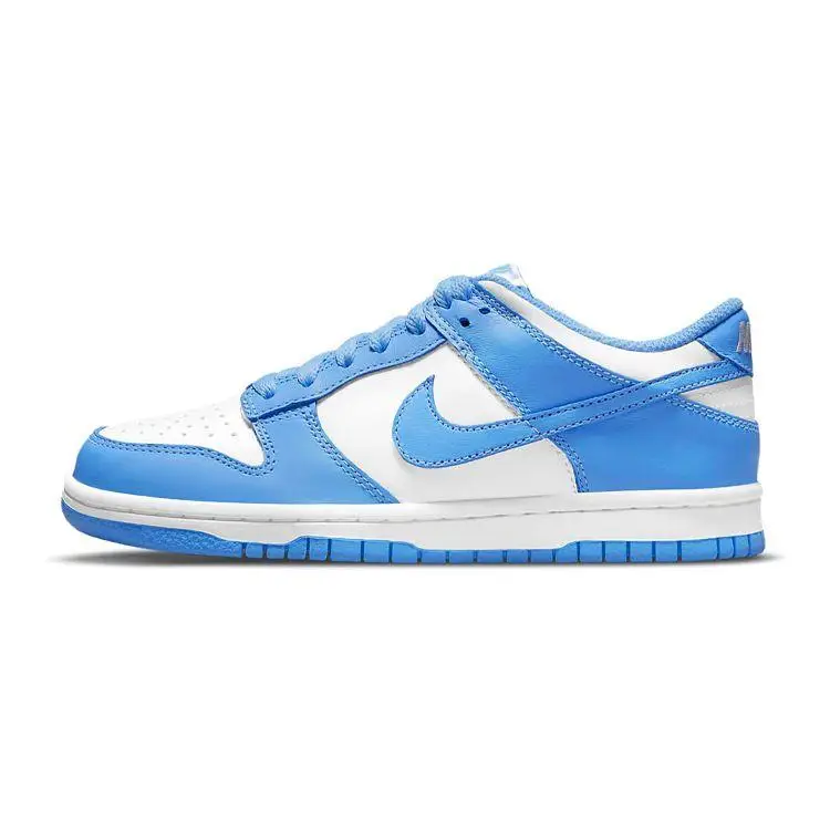 Sneakers Nike Dunk Low GS University Blue Bambini Bianche CW1590-103 38