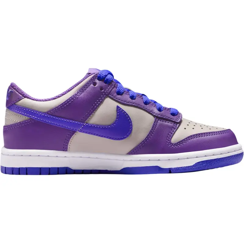 Sneakers Nike Dunk Low GS Uva Selvatica Bambini Viola Grigio College Bianco FB9109-007 38 5 miniatura 2