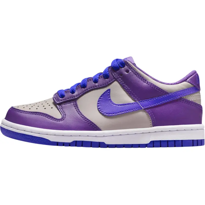 Sneakers Nike Dunk Low GS Uva Selvatica Bambini Viola Grigio College Bianco FB9109-007 38