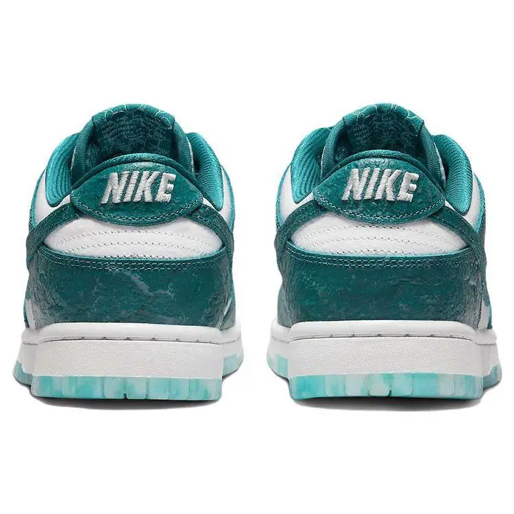 Sneakers Nike Dunk Low Ocean da Donna Bianco Summit-White Abete Brillante DV3029-100 40 5 miniatura 4