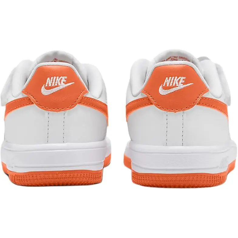 Sneakers Nike Force 1 Low EasyOn PS Bianche Arancione Sicurezza Bambini FN0237-113 28 miniatura 4