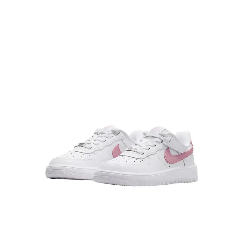 Sneakers Nike Force 1 Low EasyOn PS Bianco Rosa Medio Tenue Bambini IH4498-115 33 5 miniatura 5