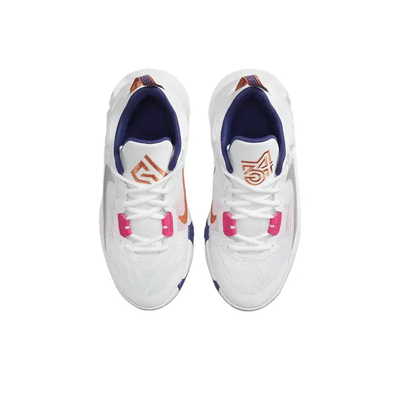 Sneakers Nike Giannis Immortality 2 GS Bianco Blu Royal Profondo Bambini Blu Royal Profondo Iper-Rosa Multicolore DQ1943-102 38 miniatura 5