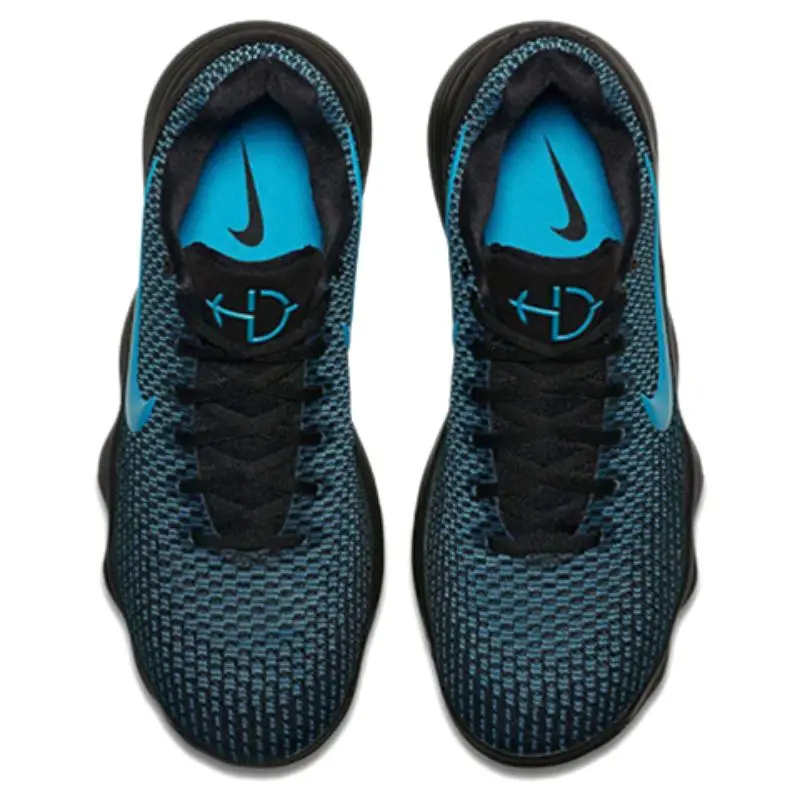 Sneakers Nike HYPERDunk 2017 Low Ep Nero Blu Cloro 897637-005 41 miniatura 3