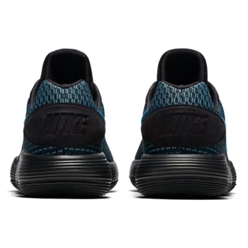 Sneakers Nike HYPERDunk 2017 Low Ep Nero Blu Cloro 897637-005 41 miniatura 4