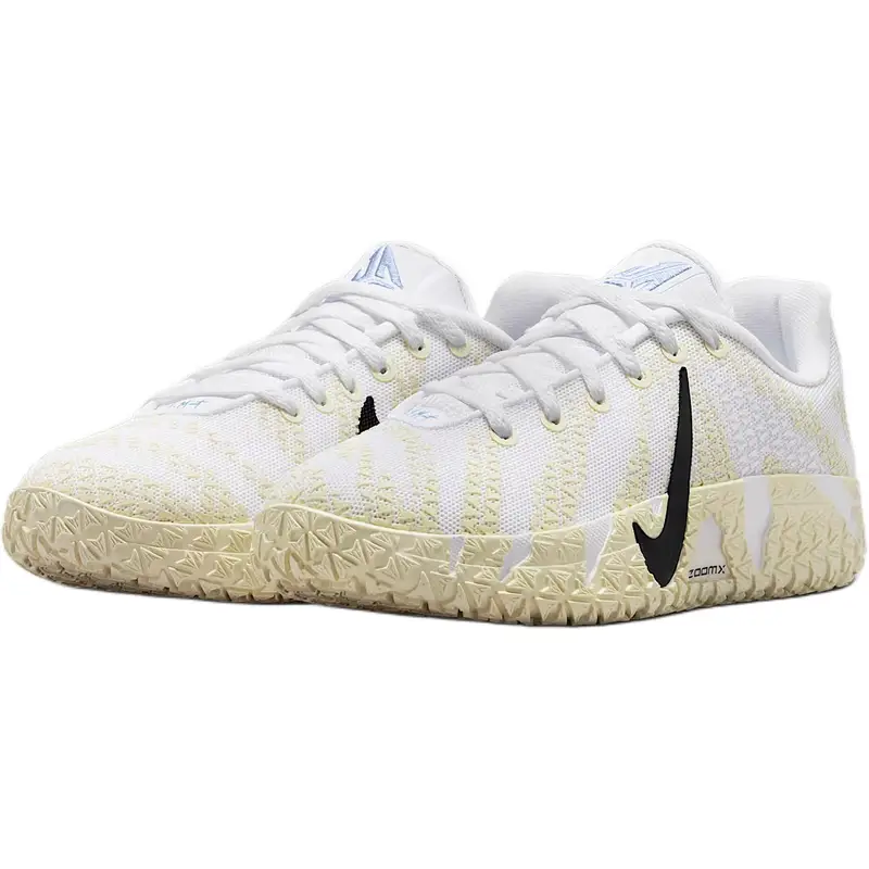 Sneakers Nike Ja 3 GS Bianche e Latte di Cocco Bambino Desert-Khaki Nero IB4773-101 38 miniatura 3