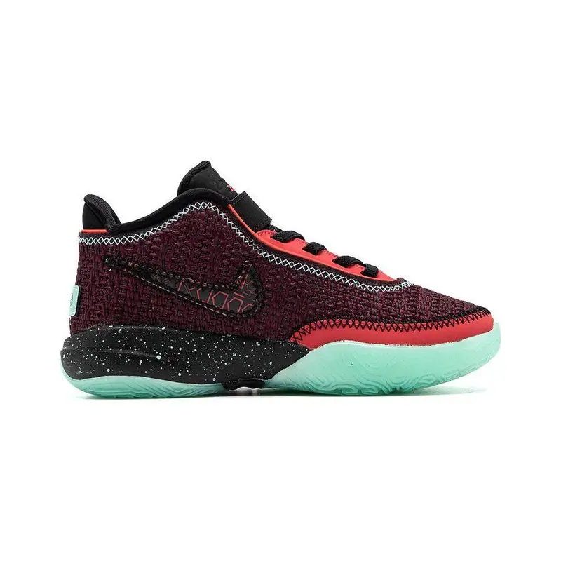 Sneakers Nike LeBron 20 SE PS Marrone Notte Bambino Rosso Multicolor Nero FB8975-600 32 miniatura 5