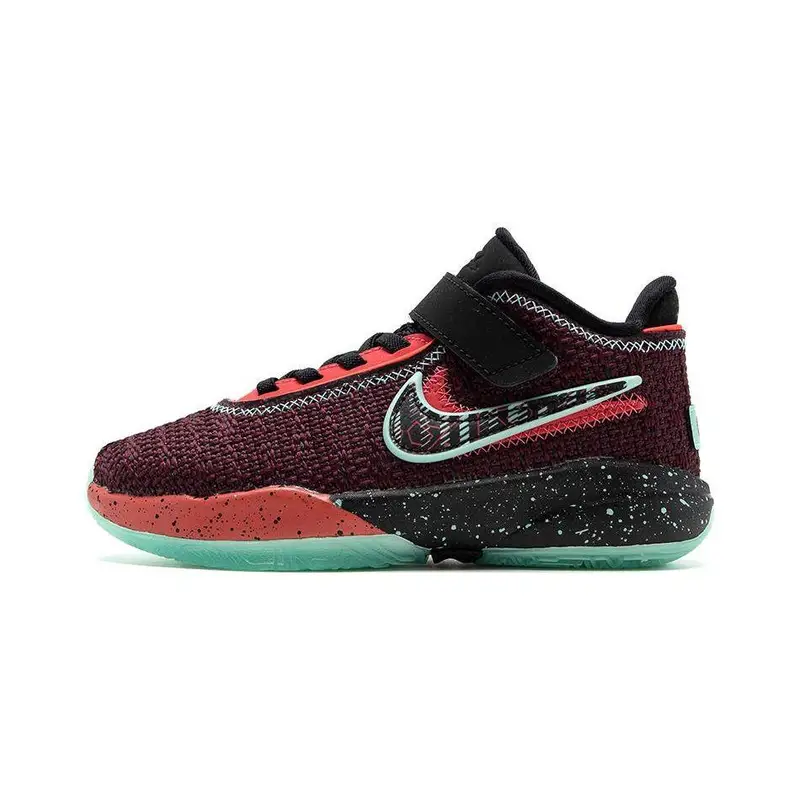 Sneakers Nike LeBron 20 SE PS Marrone Notte Bambino Rosso Multicolor Nero FB8975-600 32