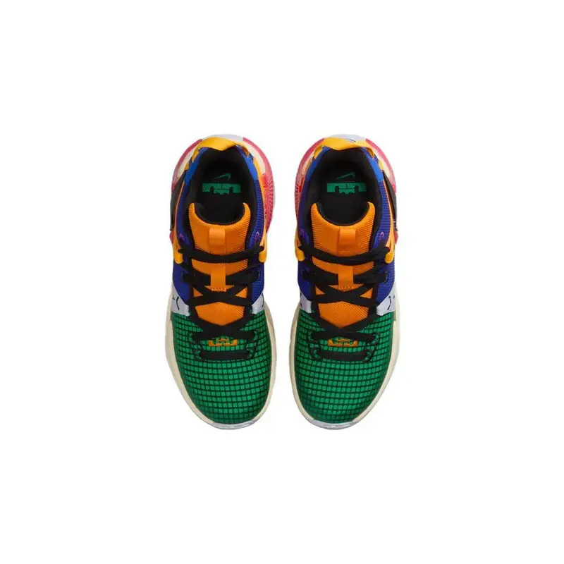 Sneakers Nike LeBron Witness 7 GS Multicolor Bambini Viola-Vivace Corallo-Marino Viola-Ossigeno FQ8170-585 40 miniatura 5