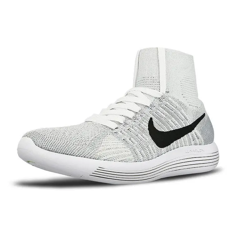 Sneakers Nike Lunarepic Flyknit Uomo Bianco Nero-Lupo-Grigio-Platino Puro 818676-102 42 miniatura 3