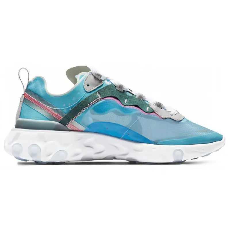 Sneakers Nike React Element 87 Royal Tint AQ1090-400 38 miniatura 3