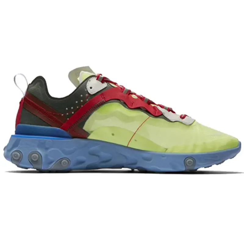 Sneakers Nike React Element 87 Undercover Volt BQ2718-700 42 5 miniatura 4