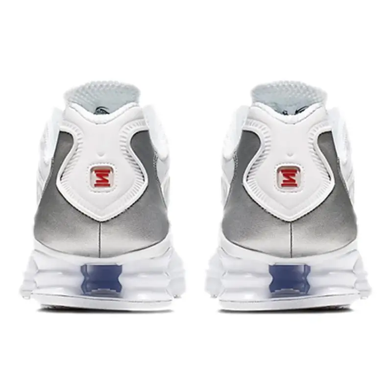 Sneakers Nike Shox Tl Bianco Argento Metallizzato AV3595-100 44.5 miniatura 4