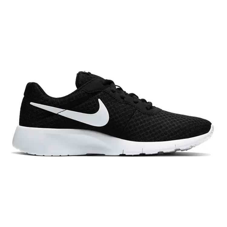Sneakers Nike Tanjun GS Nere Bambini Bianco-Bianco 818381-011 36.5 miniatura 3