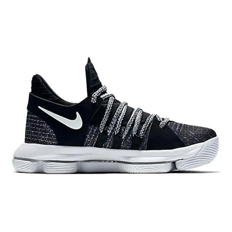 Sneakers Nike Zoom KD 10 GS Oreo Bambino Nero Grigio 918365-001 38 miniatura 2