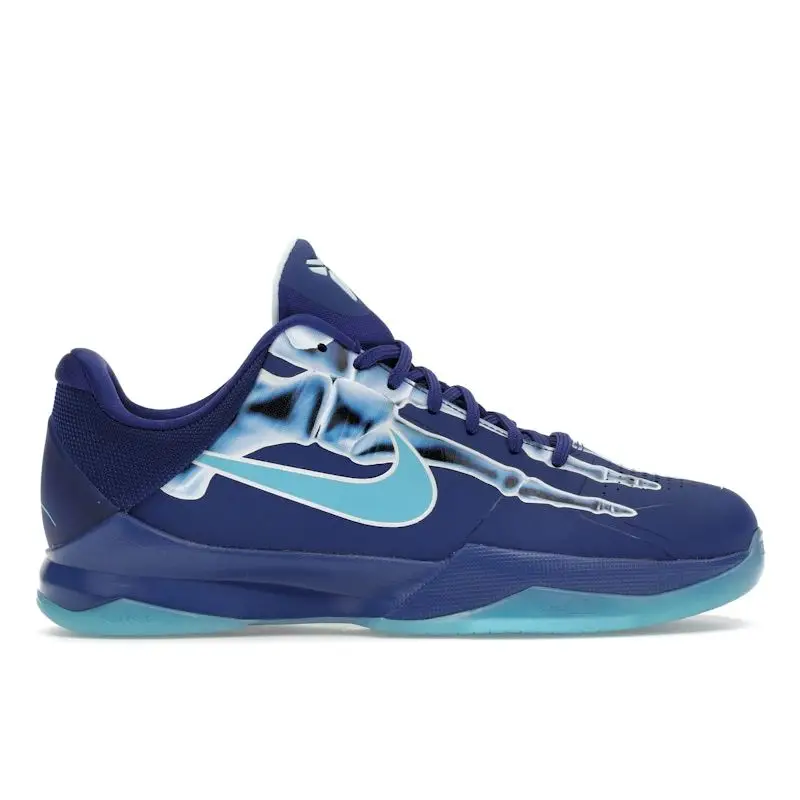 Sneakers Nike Zoom Kobe 5 GS Raggi X Bambino Blu Blu Profondo Blu Reale Blu Baltico HM9522-400 33 5
