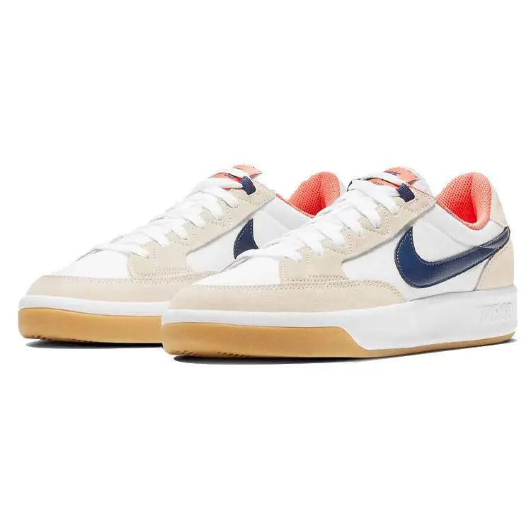 Sneakers Unisex Nike Adversary Premium SB Arancione Turf Gomma Marrone Chiaro Bianco Blu Notte CW7456-102 42 miniatura 3