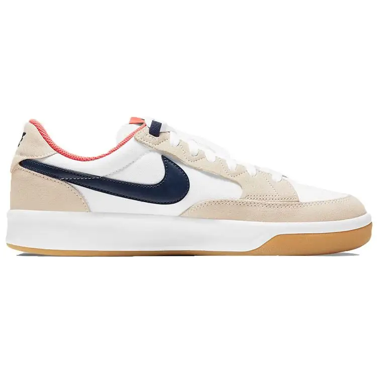 Sneakers Unisex Nike Adversary Premium SB Arancione Turf Gomma Marrone Chiaro Bianco Blu Notte CW7456-102 42 miniatura 5