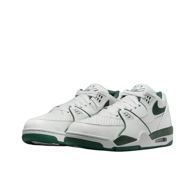 Sneakers Unisex Nike Air Flight 89 Low Verde Gola Bianco Fantasma FQ8256-101 44 miniatura 5
