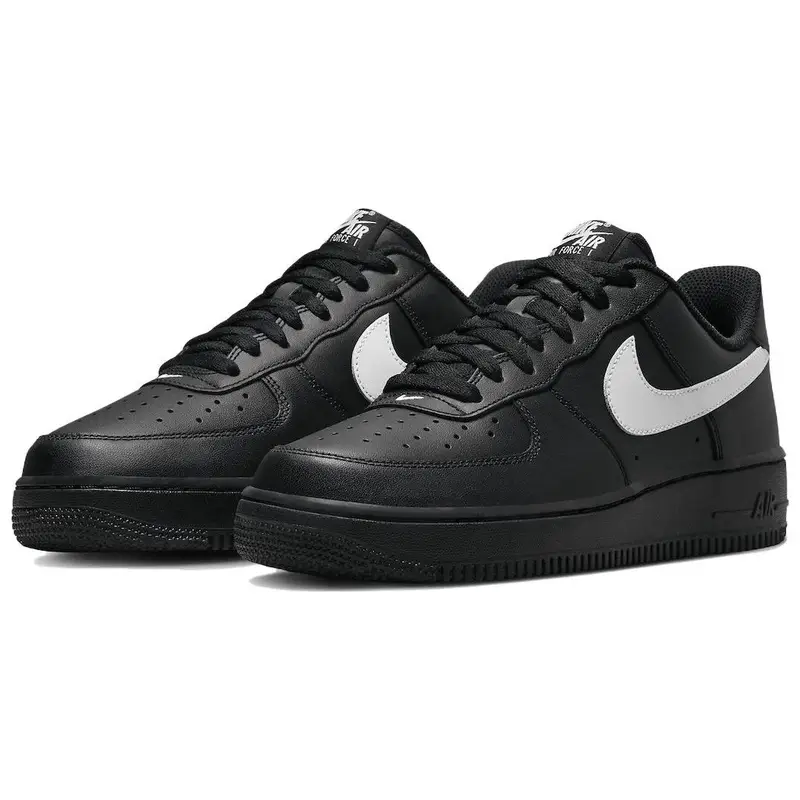 Sneakers Unisex Nike Air Force 1 07 Nere Bianche FZ0627-010 36 miniatura 2
