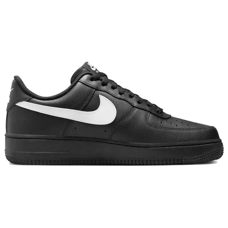 Sneakers Unisex Nike Air Force 1 07 Nere Bianche FZ0627-010 36 miniatura 3