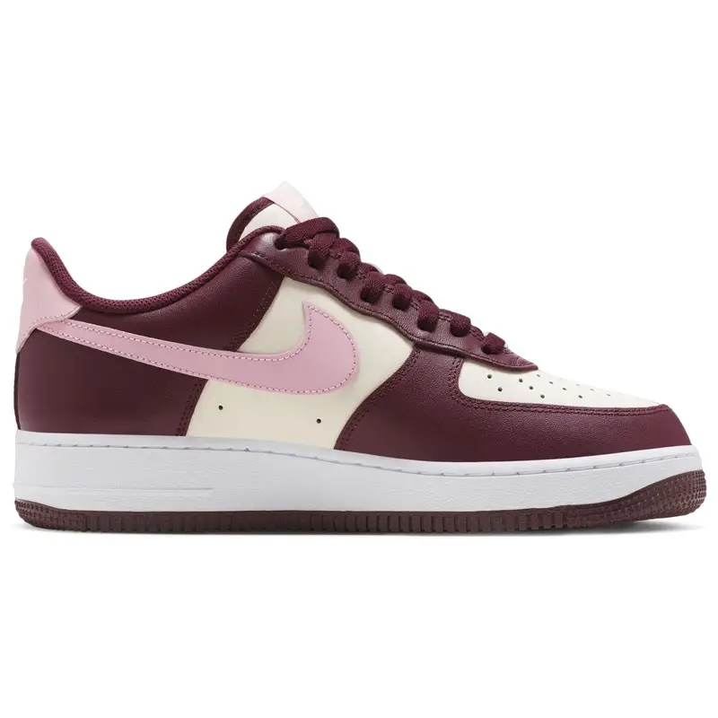 Sneakers Unisex Nike Air Force 1 07 San Valentino 2023 Rosso Vela Borgogna Notte FD9925-161 45 miniatura 5